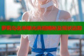 萝莉岛名单曝光真相揭秘及现状追踪