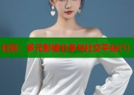 社区：多元影视分享与社交平台(1)